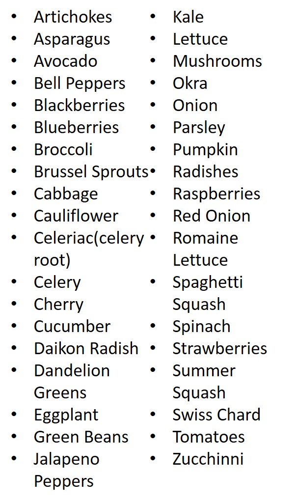 a list of low carb vegetables including artichokes, asparagus, avocado, bell peppers, broccoli, brussel sprouts, cabbage, cauliflower, celery, greens, eggplant, lettuce, mushrooms, onion, parsley, pumpkin, radish, squash, spinach, tomatoes and zucchini. All of these can be included in a healthy ketogenic diet.