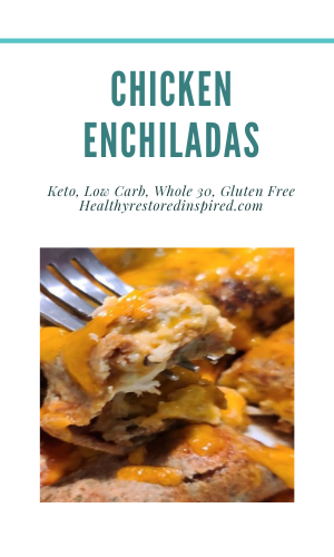 Keto Chicken Enchiladas