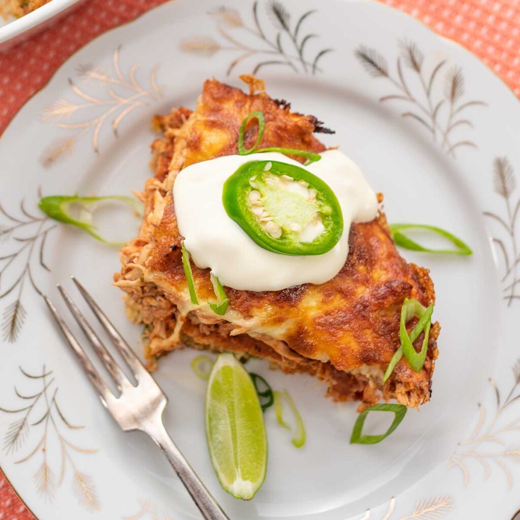 A blend of low carb ingredients build this keto tamale pie